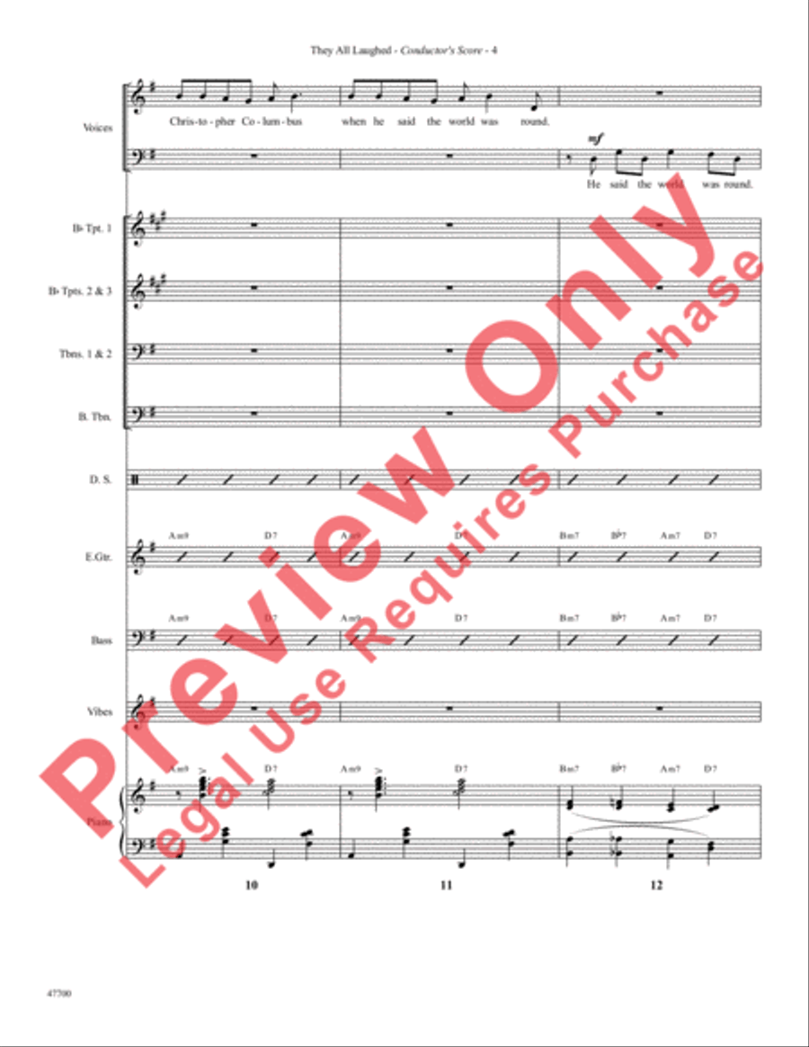 They All Laughed Choir scores gallery preview page 7