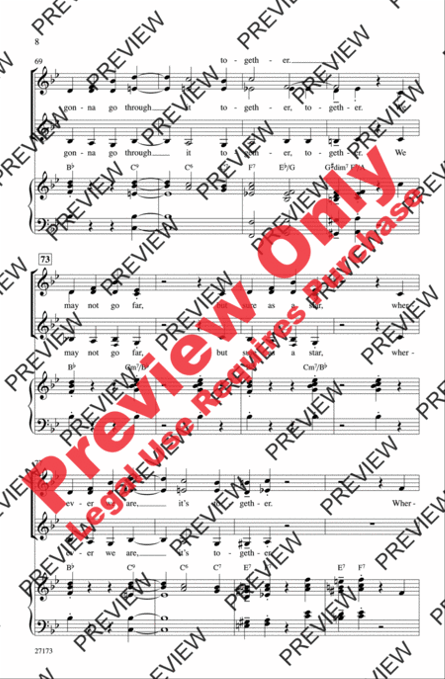 Together Wherever We Go Women's Choir scores gallery preview page 8