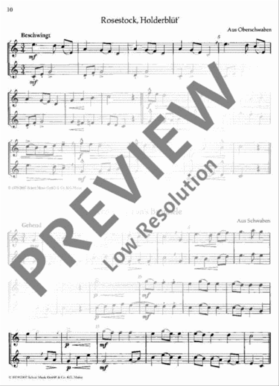 International Folksongs Bass Clarinet scores gallery preview page 11