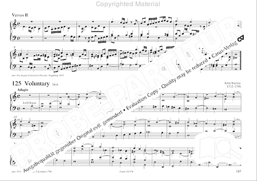Organo pleno. Orgelstucke zum Ein- und Auszug Organ Solo scores gallery preview page 155