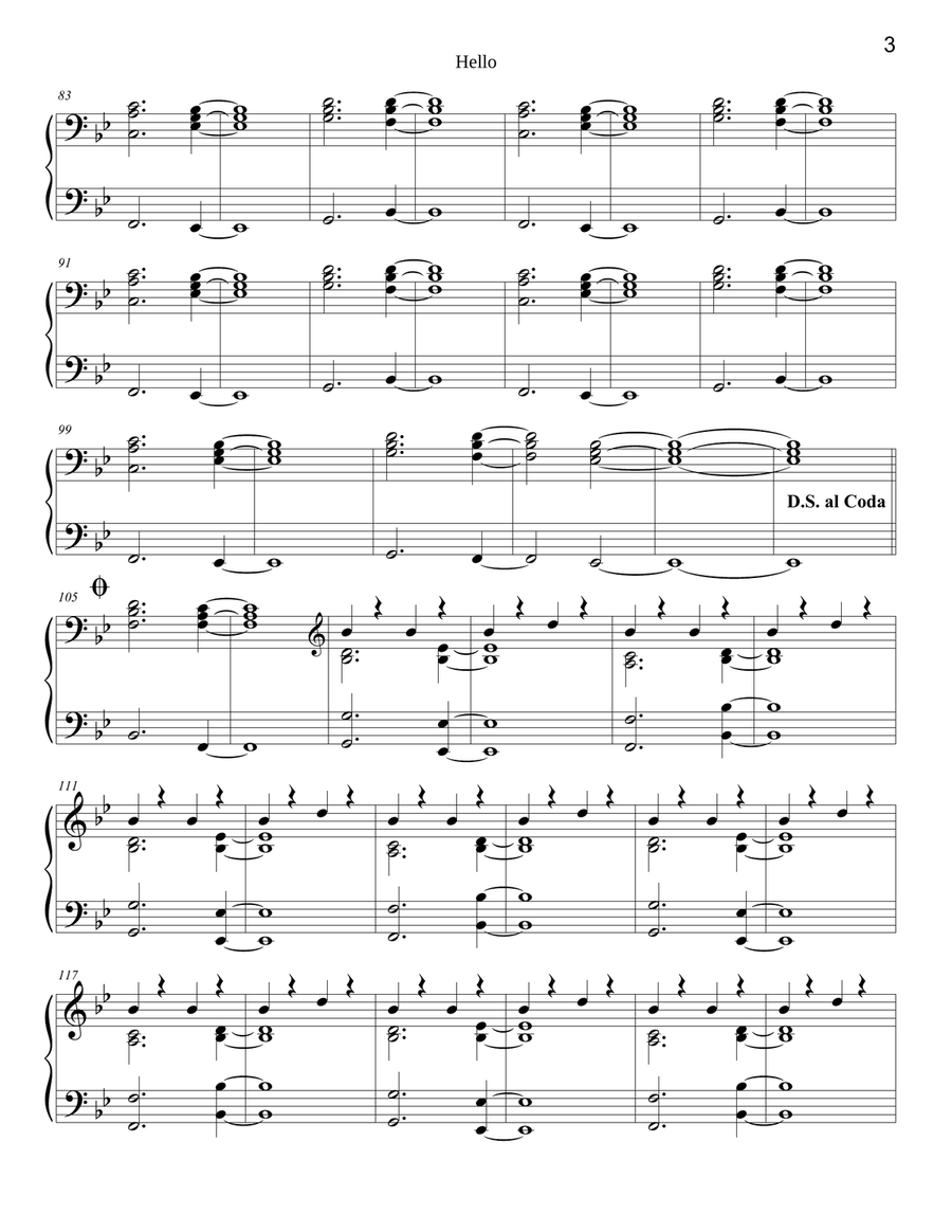 Hello Violin Solo scores gallery preview page 6