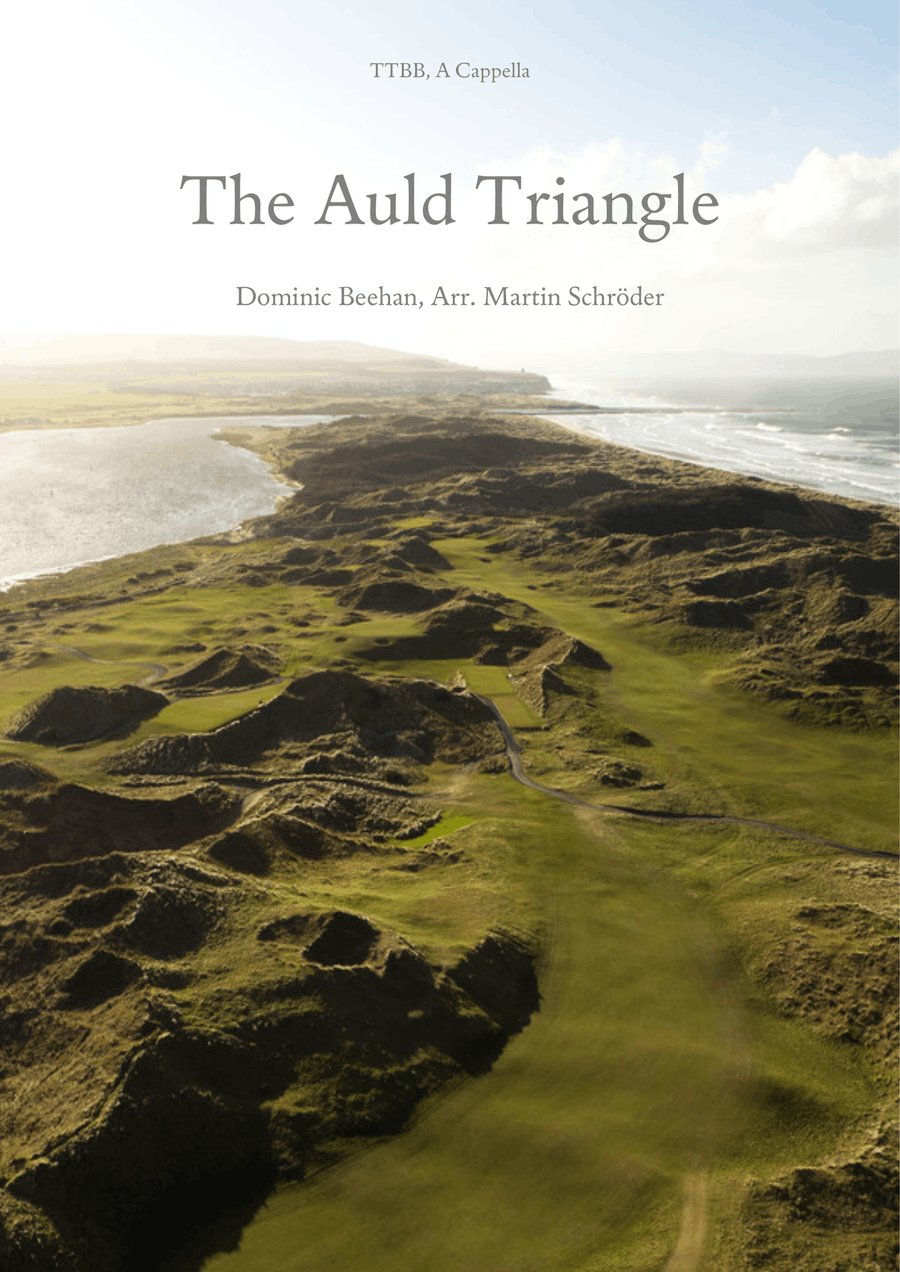 The Auld Triangle (Dominic Beehan) (TTBB) - Arrangement for men's choir (Runrig Allstars) TTBB scores gallery preview page 1