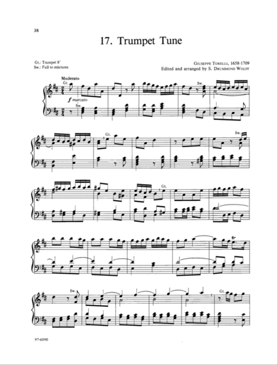 Baroque Music for Manuals, Vol. V Organ scores gallery preview page 18