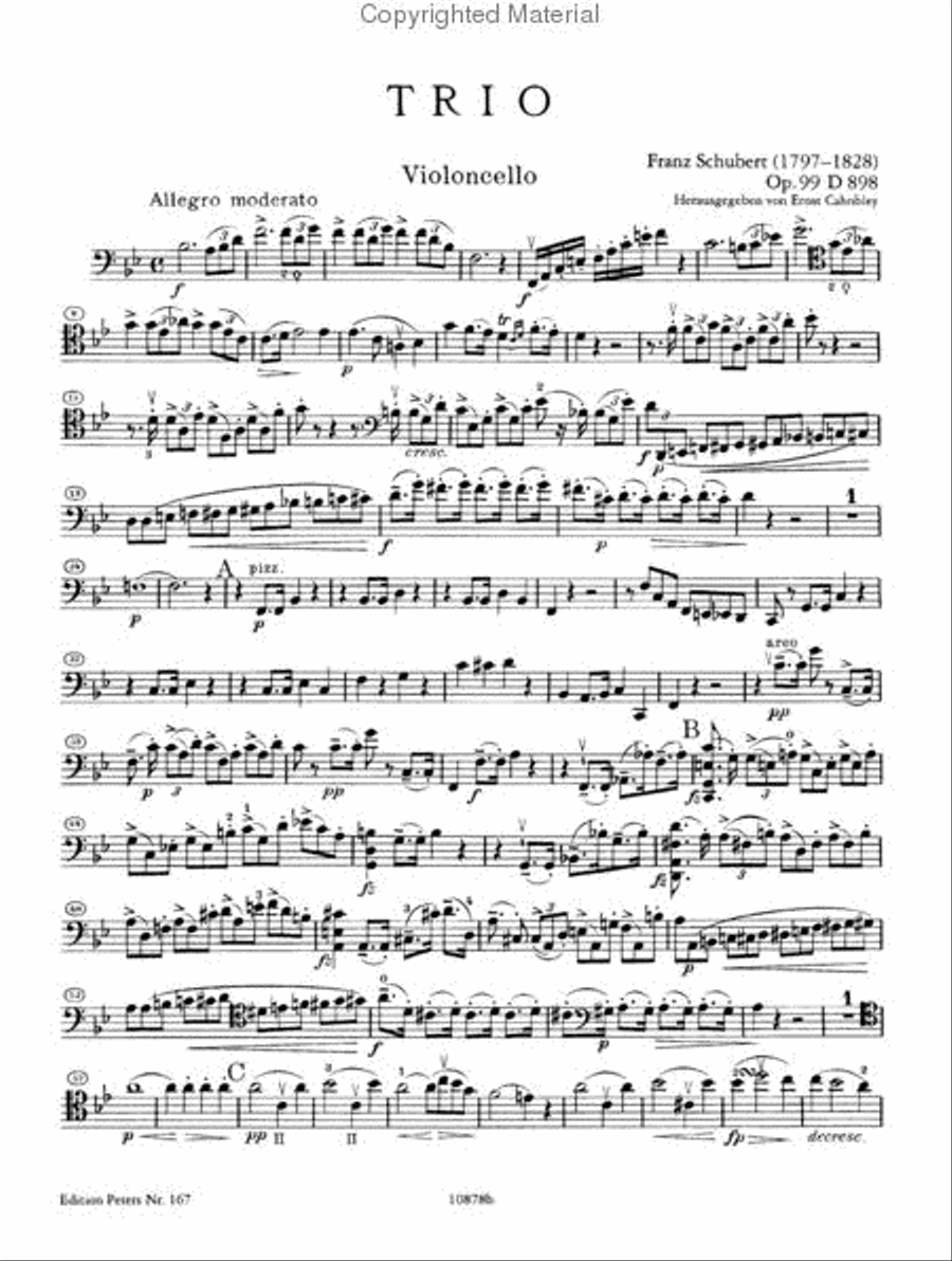 Klaviertrios (Piano Trios) - Complete Piano Trio scores gallery preview page 4