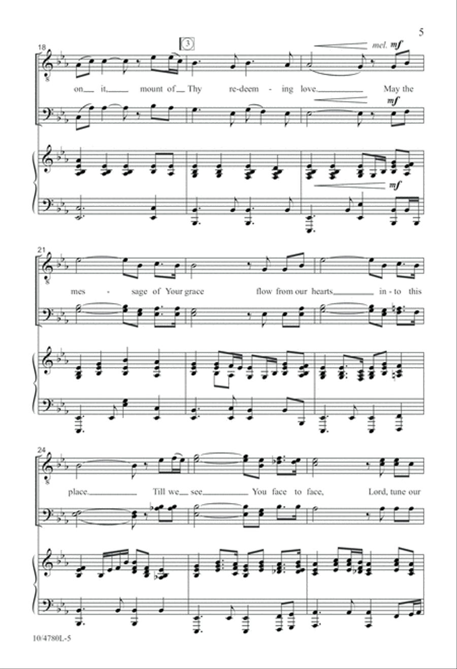 Tune Our Hearts to Sing TTBB scores gallery preview page 5