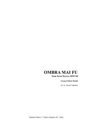 OMBRA MAI FU - For Soprano (or Tenor), Organ and (ad libitum) Instrument in C
