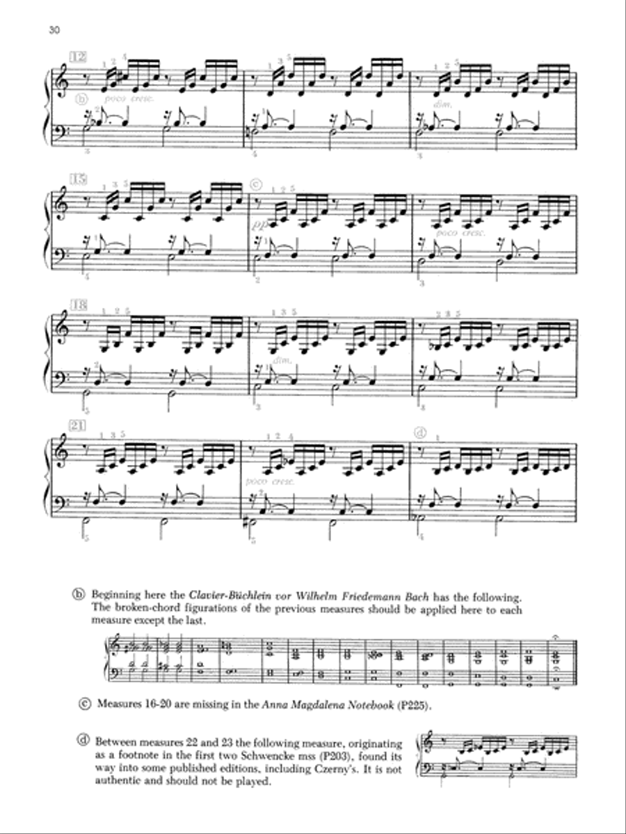 Bach -- The Well-Tempered Clavier, Volume 1 Piano Solo scores gallery preview page 8