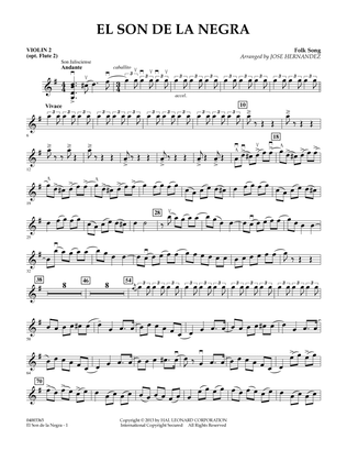 El Son de la Negra - Violin 2