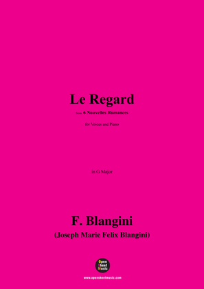 Book cover for F. Blangini-Le Regard,in G Major