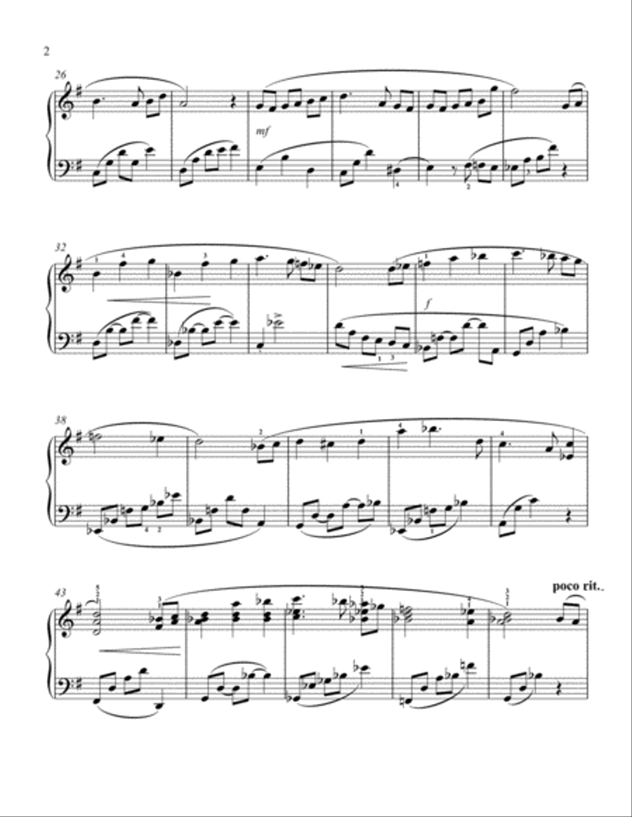 November Piano Solo scores gallery preview page 2