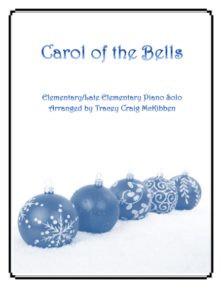 Carol of the Bells (Piano Solo) image number null
