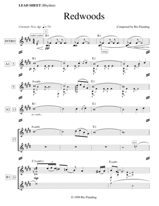 Redwoods (Lead Sheet & additional parts)