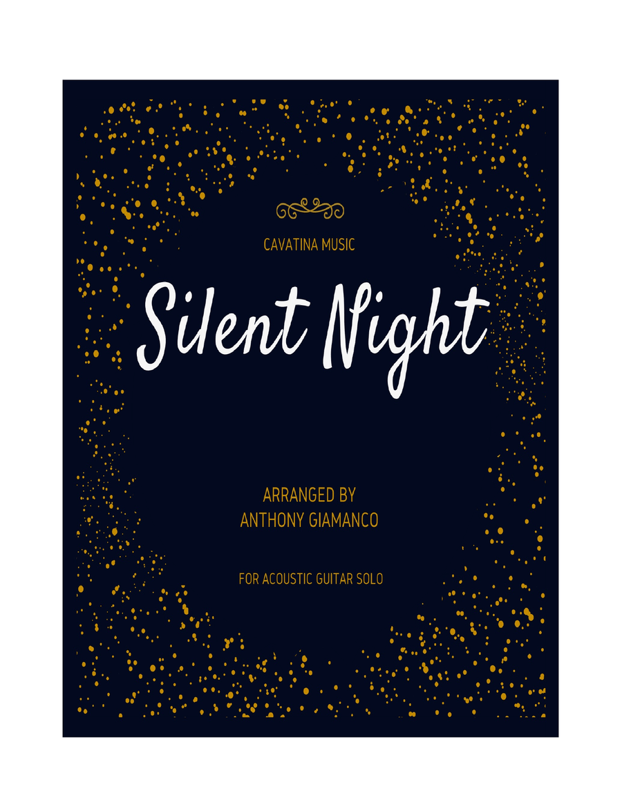 SILENT NIGHT (acoustic guitar solo) Acoustic Guitar scores gallery preview page 1