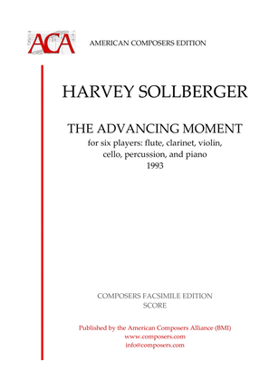 Book cover for [Sollberger] The Advancing Moment