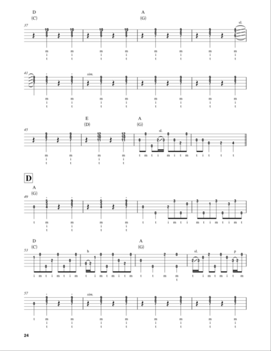 I'll Fly Away Banjo scores gallery preview page 3