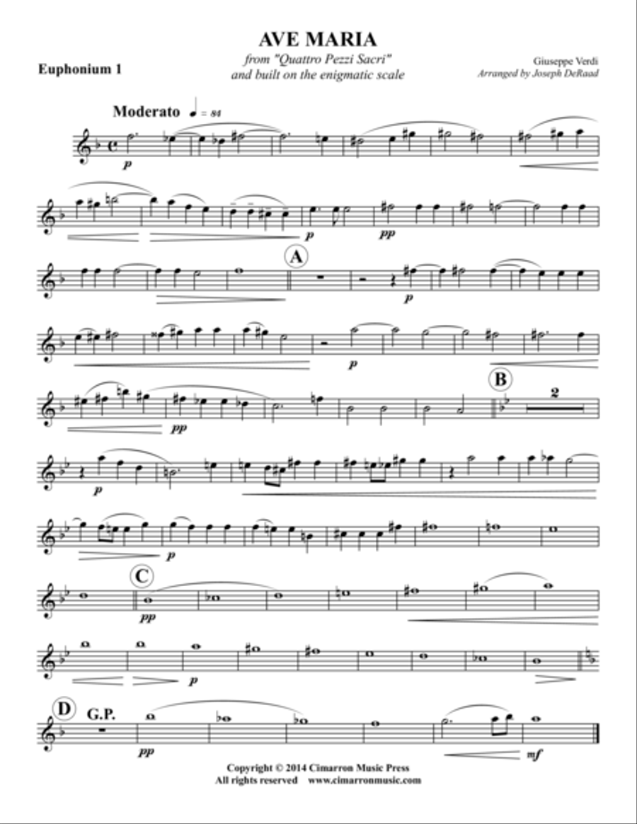 Ave Maria EETT scores gallery preview page 4