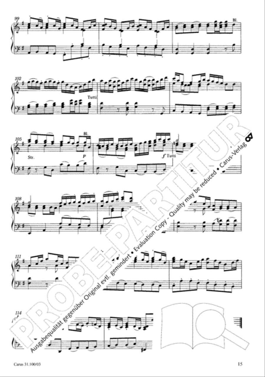 Whatever God ordains is right (Was Gott tut, das ist wohlgetan) 4-Part scores gallery preview page 16