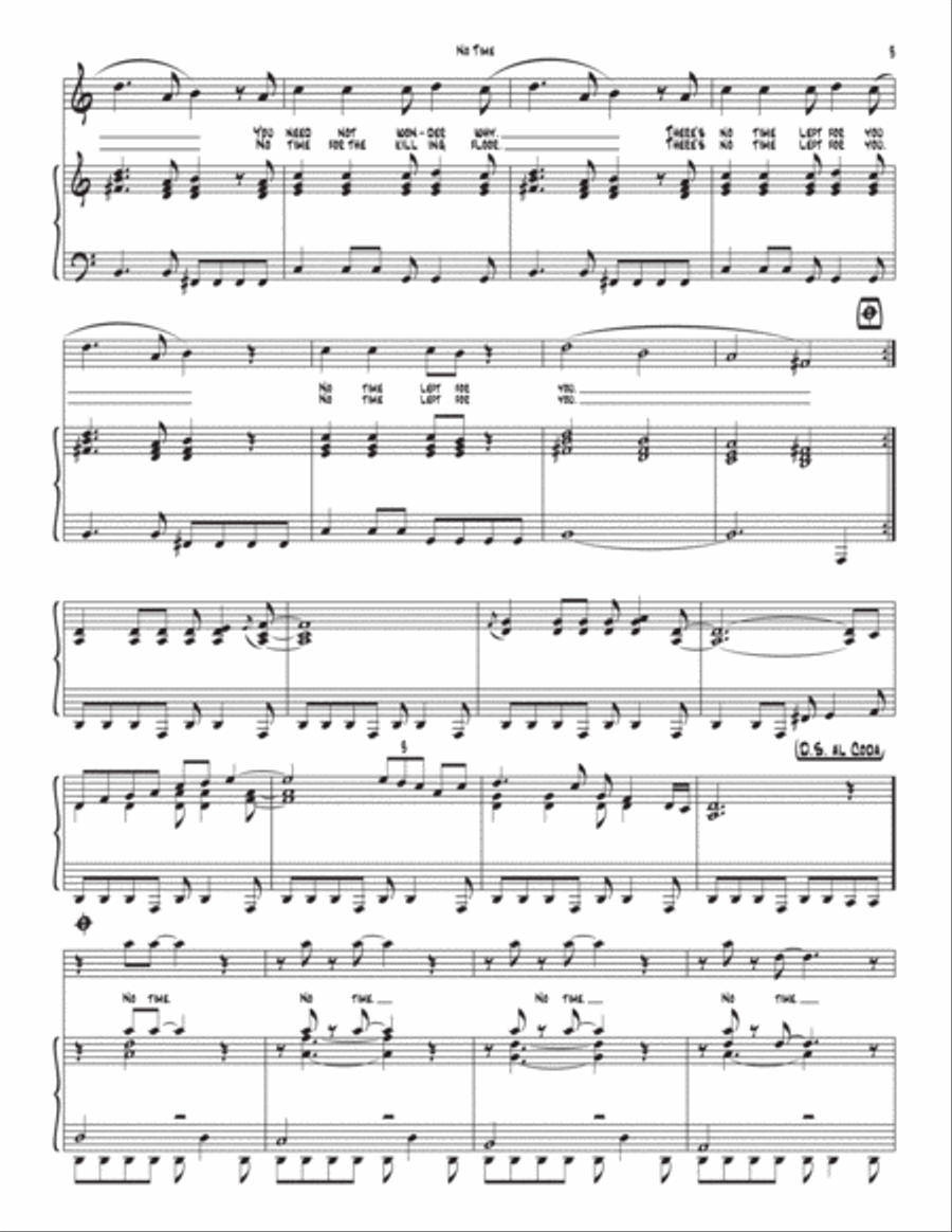 No Time Voice scores gallery preview page 3