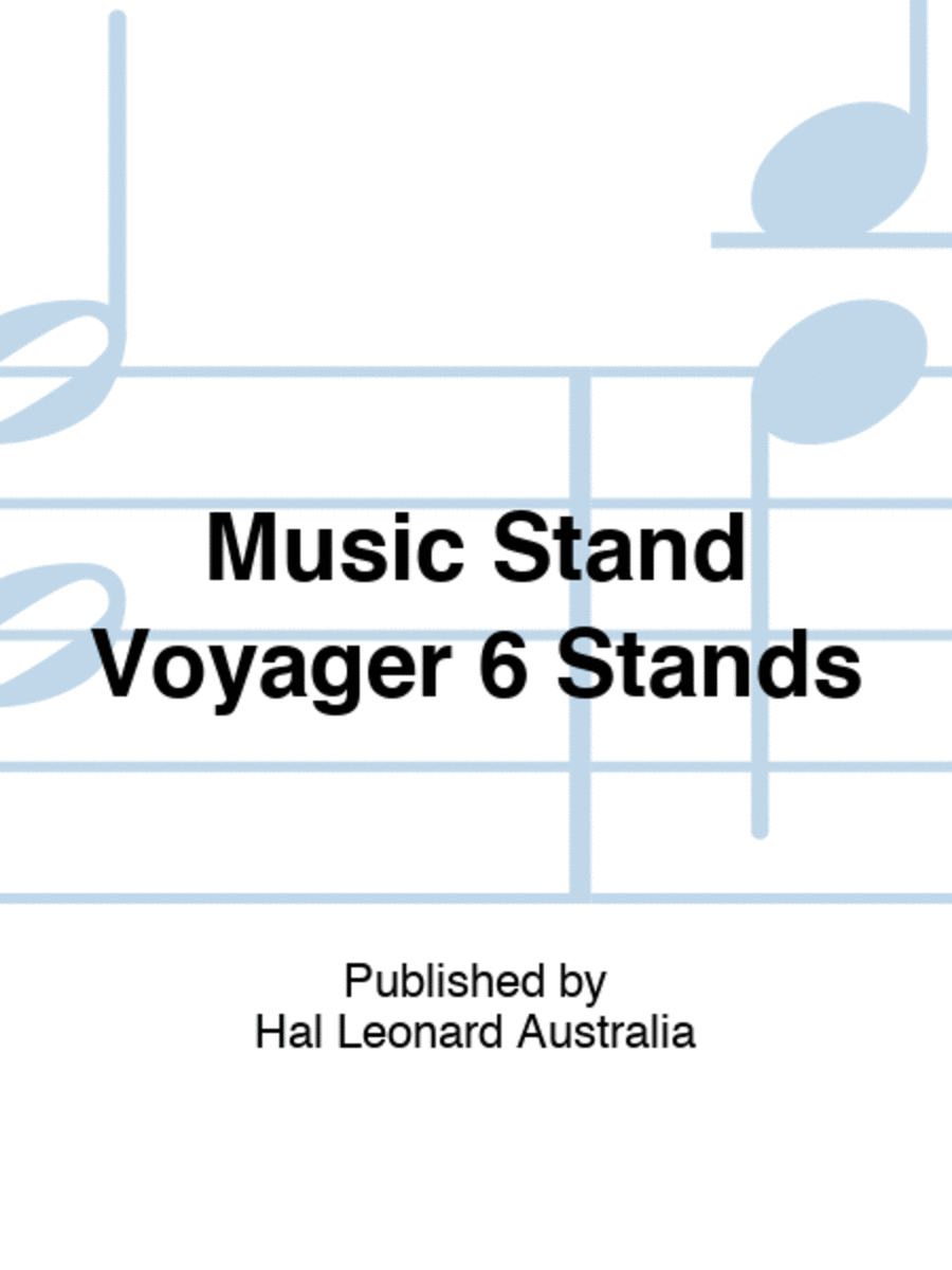 Music Stand Voyager 6 Stands Music Stands scores gallery preview page 1