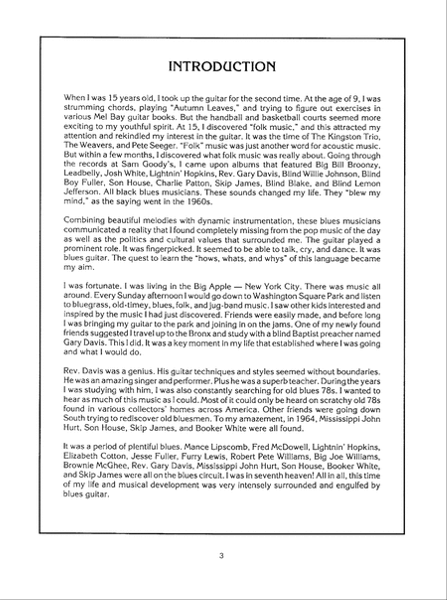 Fingerpicking Blues Guitar Solos Electric Guitar scores gallery preview page 9