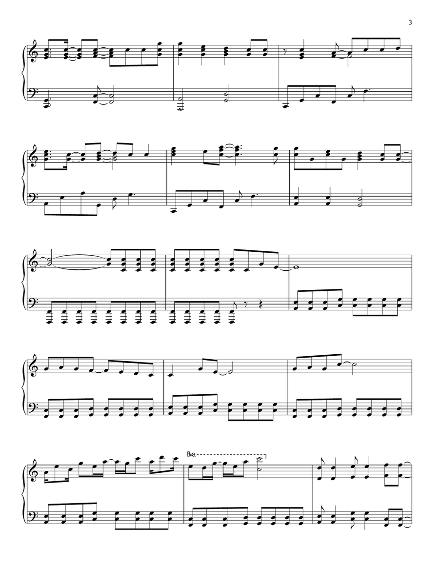 Shut Up And Dance Piano Solo scores gallery preview page 3