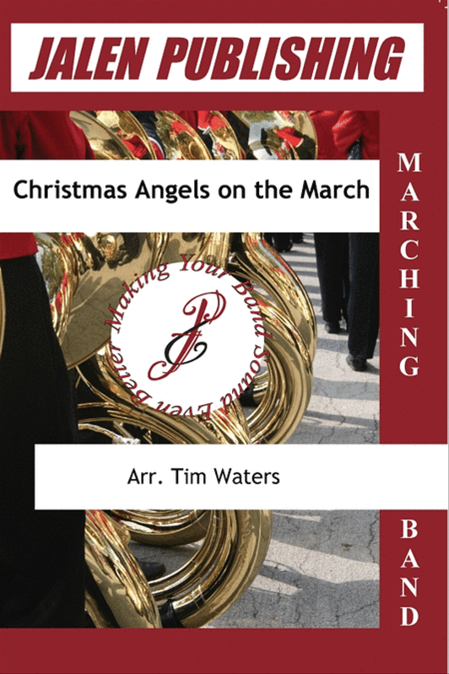 Christmas Angels on the March Marching Band scores gallery preview page 1