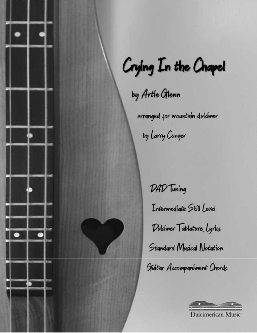 Crying In The Chapel Dulcimer scores gallery preview page 1