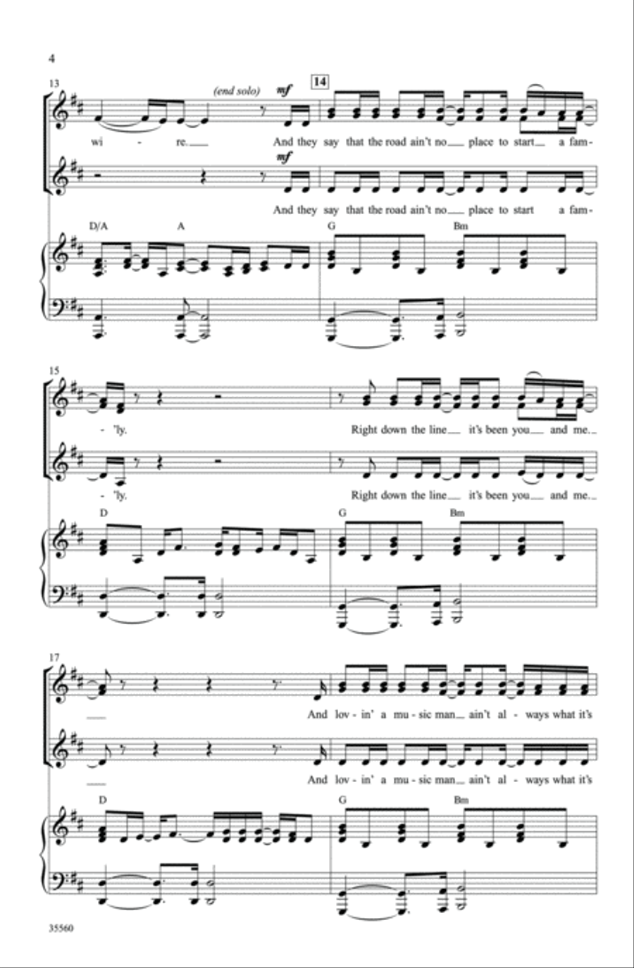 Any Way You Want It: Journey's Greatest Hits Women's Choir scores gallery preview page 4