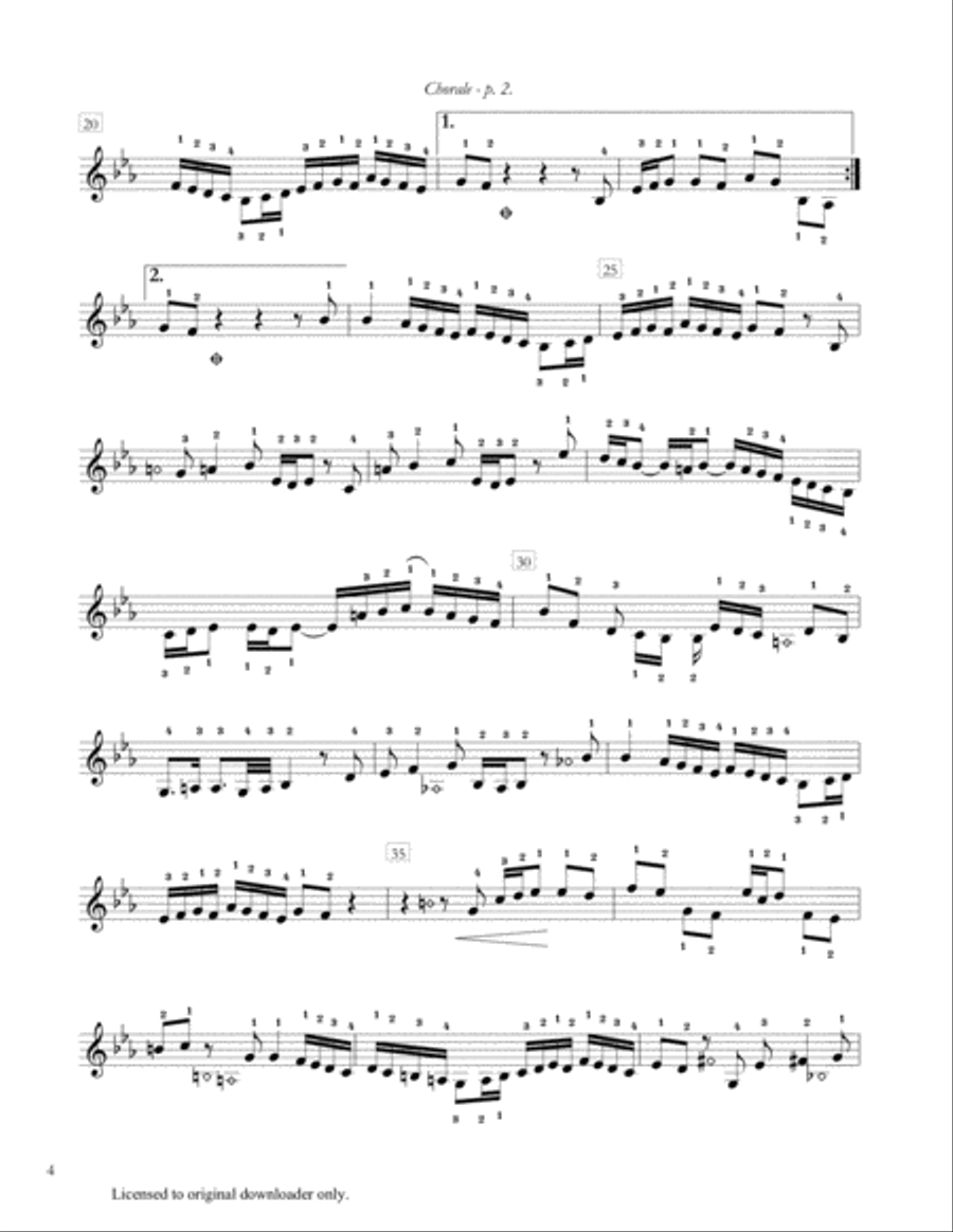 Sleepers Awake Small Ensemble scores gallery preview page 4