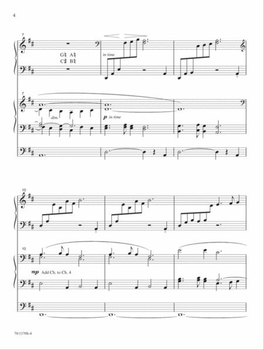 Christmas Album for Harp and Organ - Full Score Harp scores gallery preview page 4