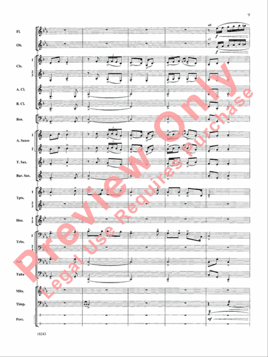 A Longford Legend A Longford Legend Concert Band scores gallery preview page 10