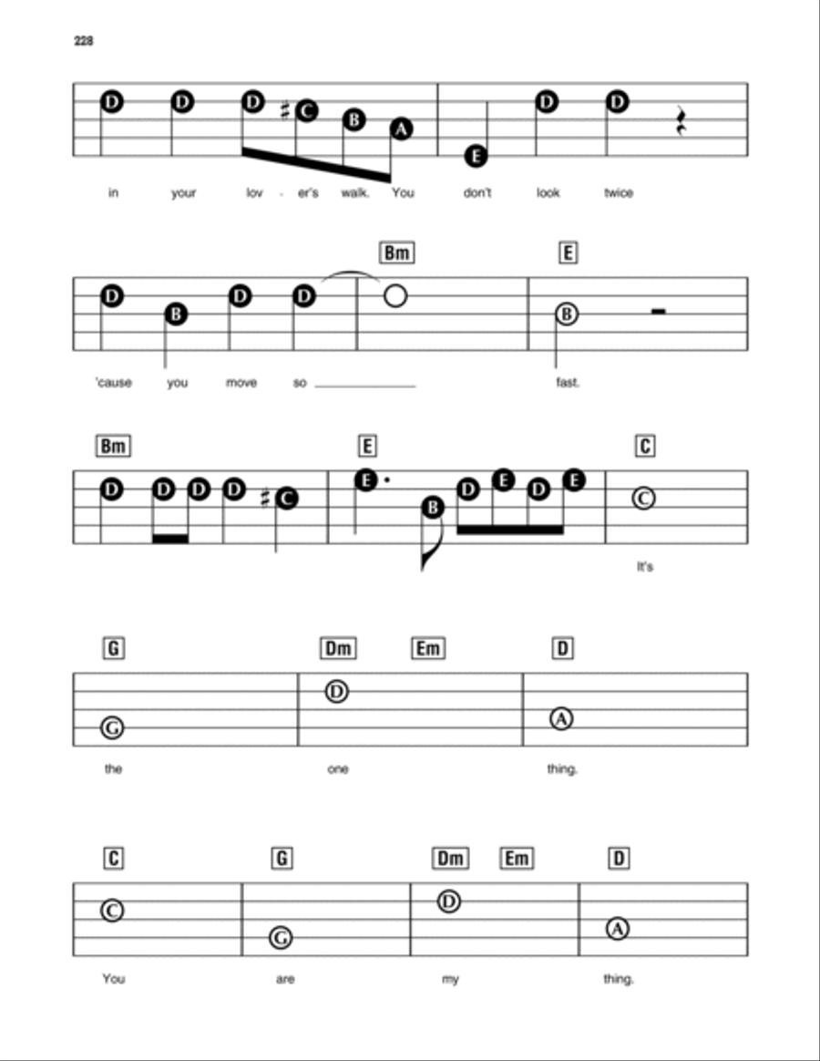 The One Thing Electronic Keyboard scores gallery preview page 3