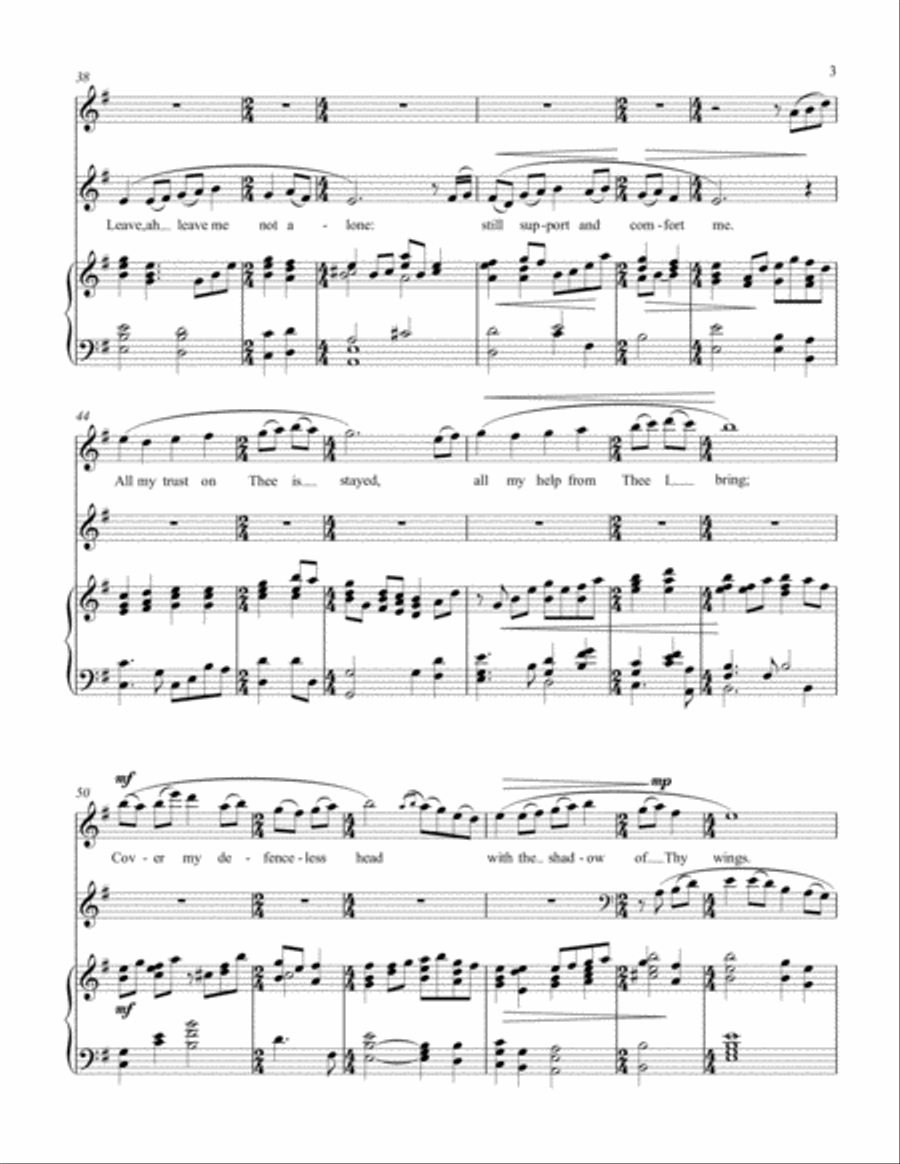 Jesus, Lover Of My Soul Piano Trio scores gallery preview page 3