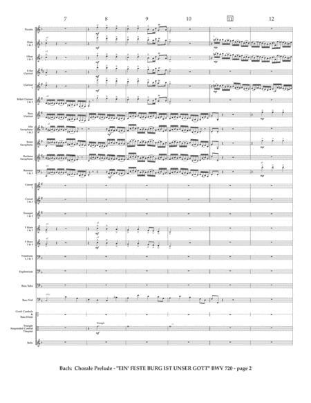 Bach, J.S.: Chorale Prelude: Ein' Feste Burg Ist Unser Gott, BWV 720 (transcribed for band by Stev