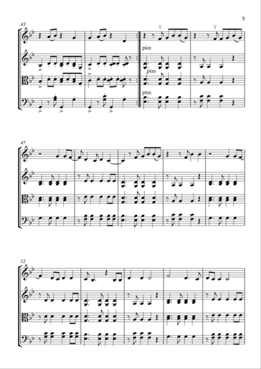 Lean On Lean On String Trio scores gallery preview page 5