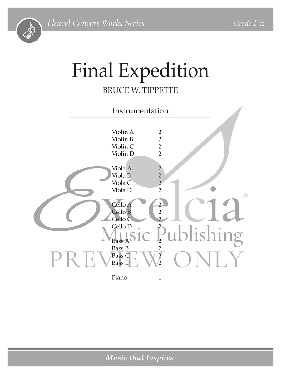 Final Expedition (Score) String Orchestra scores gallery preview page 2
