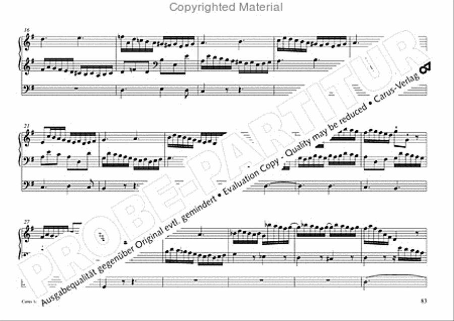 Freiburger Orgelbuch: Stammteil Organ Solo scores gallery preview page 84
