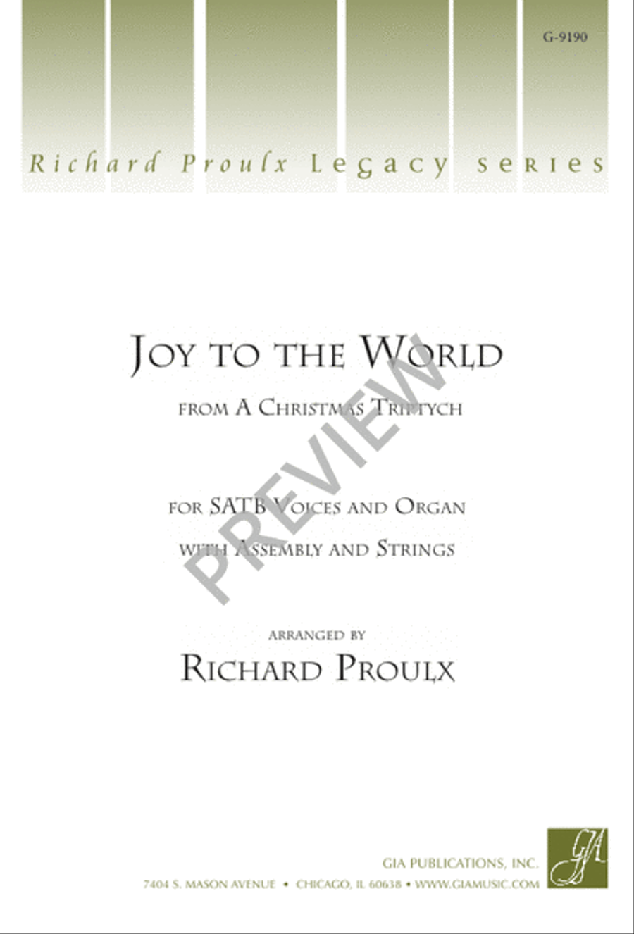 Joy to the World 4-Part scores gallery preview page 2