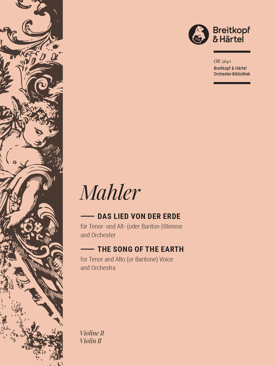 The Song of the Earth Orchestra scores gallery preview page 1