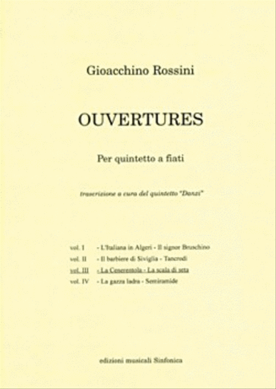 Ouvertures Vol. I Woodwind Quintet scores gallery preview page 1