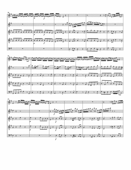 Concerto, Op.5, no.6 (arrangement for 5 recorders)