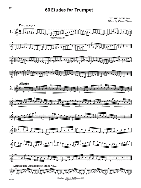 120 Etudes for Trumpet