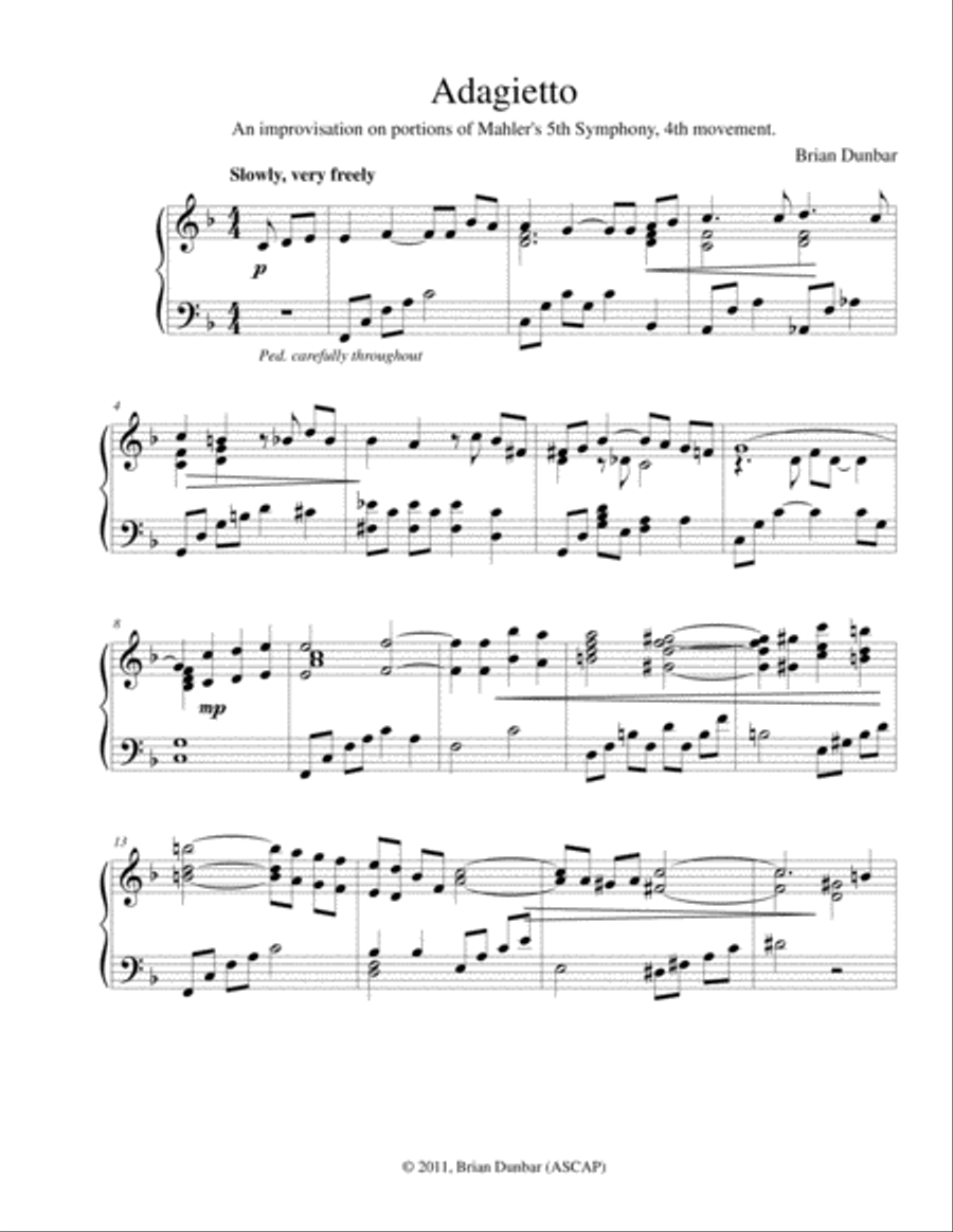 Adagietto Adagietto Piano Method scores gallery preview page 1