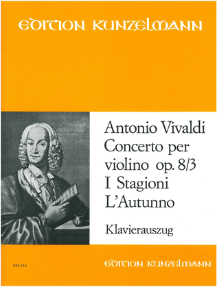 Book cover for The four seasons - Autumn, Concerto for violin