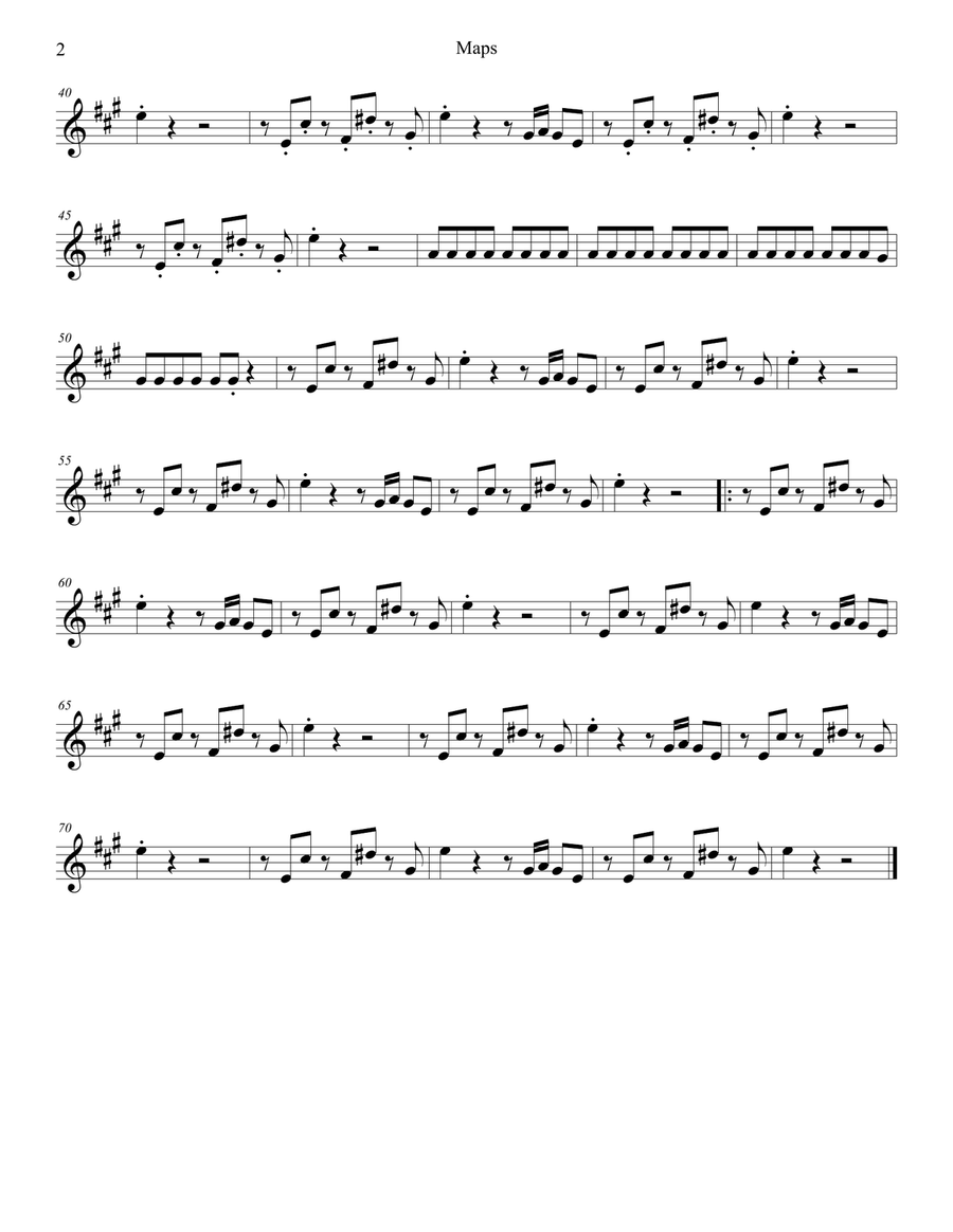 Maps String Quartet scores gallery preview page 4