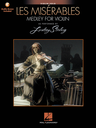 Book cover for Les Misérables (Medley for Violin Solo)