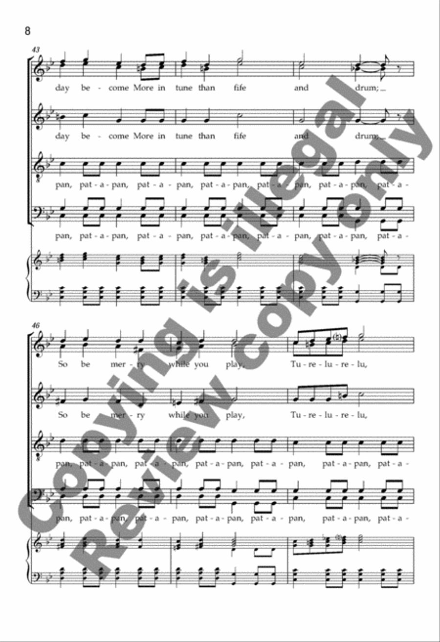 Pat-a-pan 4-Part scores gallery preview page 21