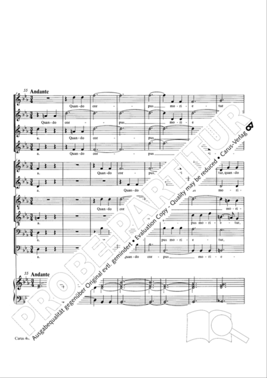 Stabat mater Choir scores gallery preview page 77