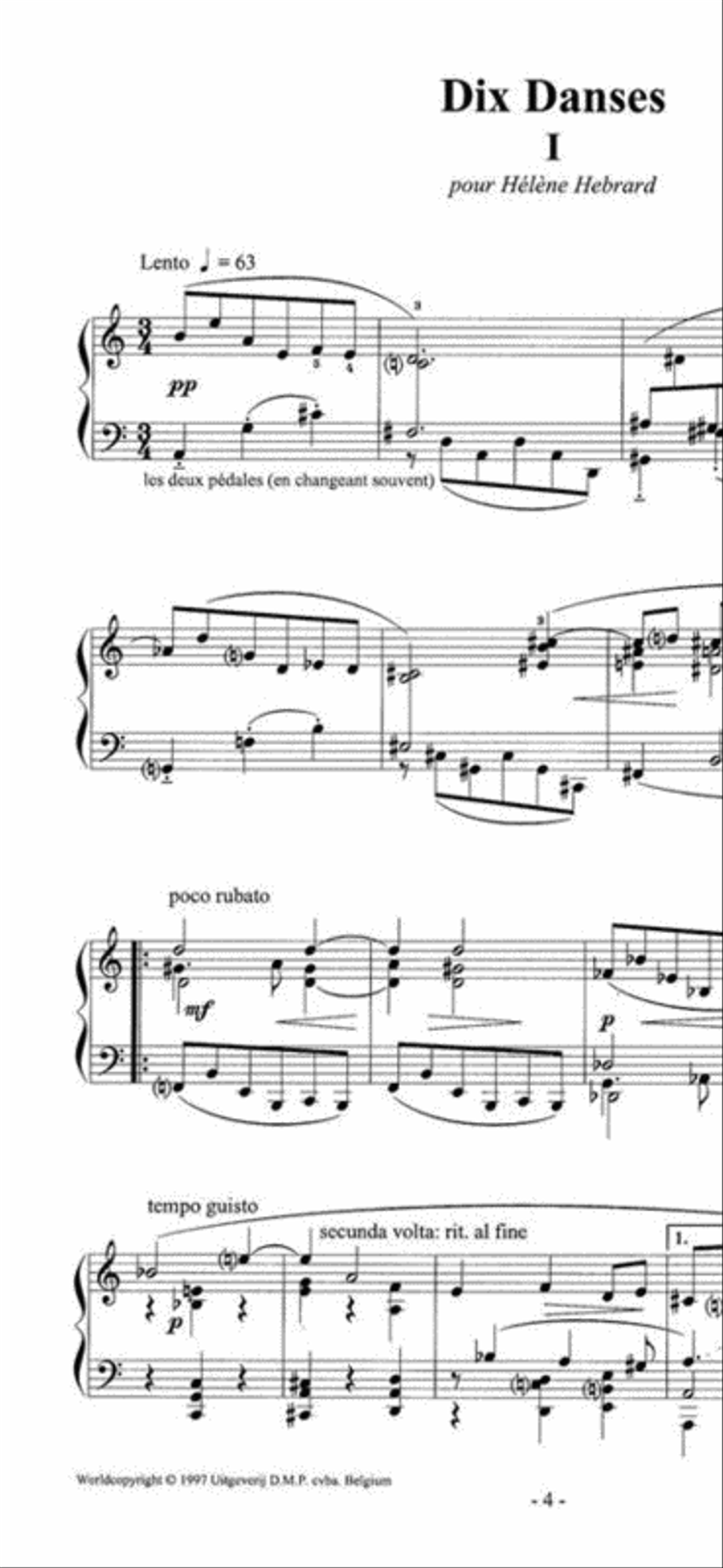 Ballet Des Petits Crayons Piano Solo scores gallery preview page 4