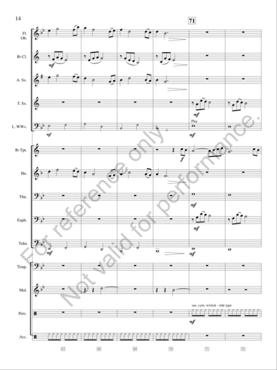 Iditarod Concert Band scores gallery preview page 15